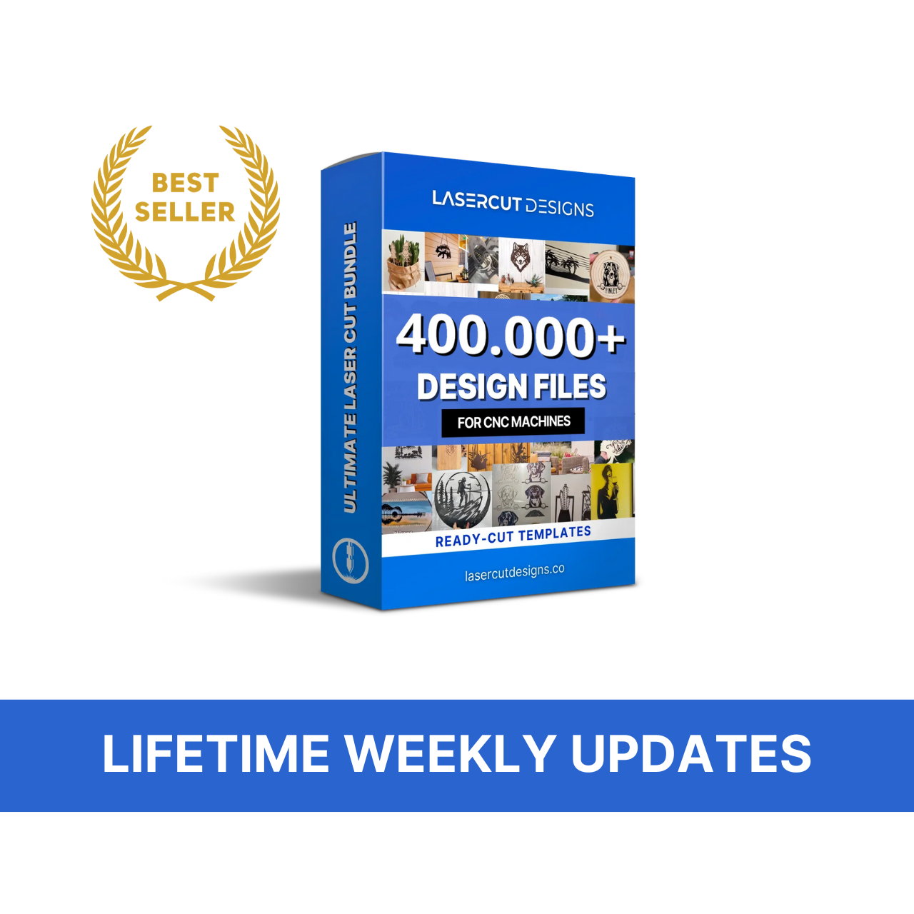 Lifetime Laser Cut Bundle | 400,000+ Lasercut Design Files + LIFETIME WEEKLY UPDATES